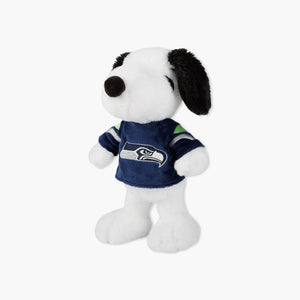 Seattle Seahawks Snoopy Peanuts 10" Plush with Jersey