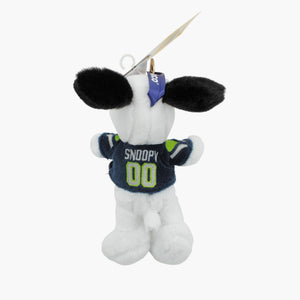 Seattle Seahawks Snoopy Peanuts 6" Plush Keychain
