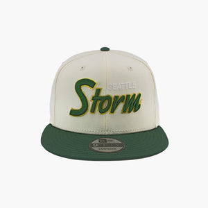 Seattle Storm Cream Script Snapback