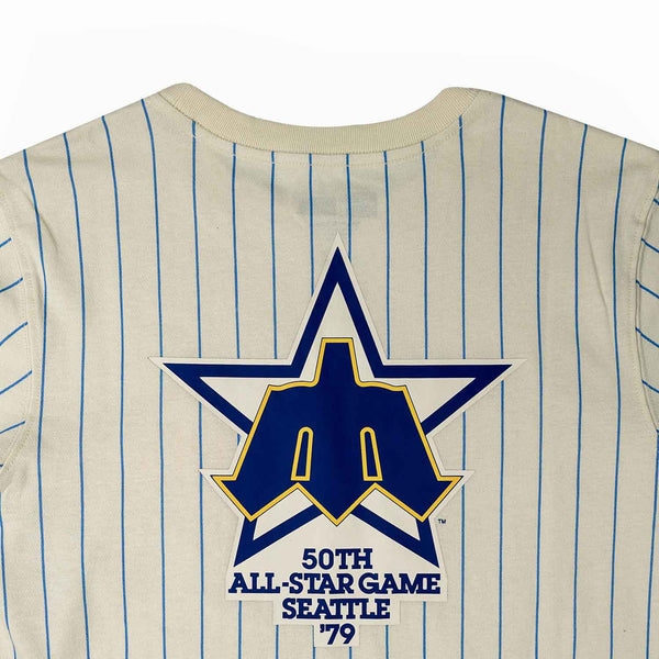 Seattle Mariners Cream Pinstripes T-Shirt