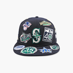 Seattle Mariners Ultimate Fan Patch Fitted Hat