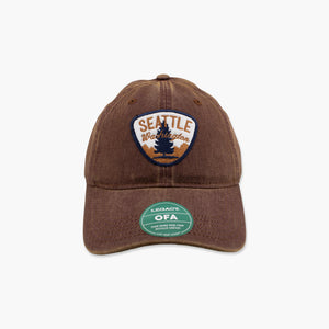 Henrick Mountain Burgundy Seattle Adjustable Hat