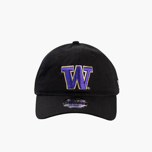 Washington Huskies Black Dad Hat