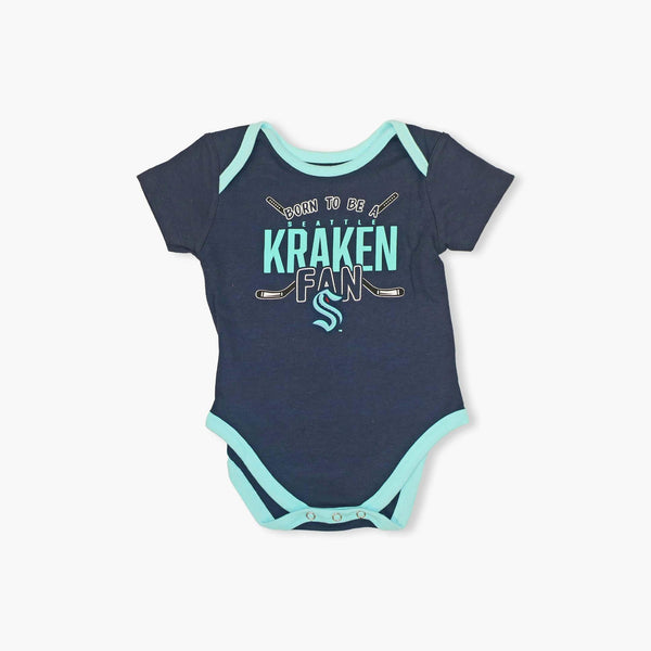 Seattle Kraken 3-Pack Toddler Outfit