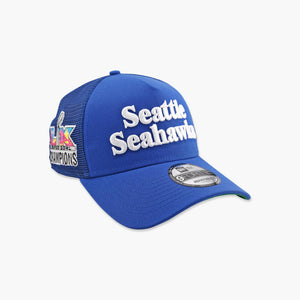 Seattle Seahawks Chuck Knox Super Bowl LX Champions 1980's Sideline Trucker Snapback