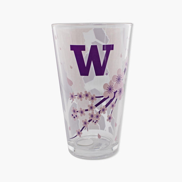 Washington Huskies Cherry Blossom Pint Glass