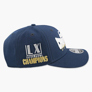Seattle Seahawks Navy Super Bowl LX Champions Lombardi Lock Snapback