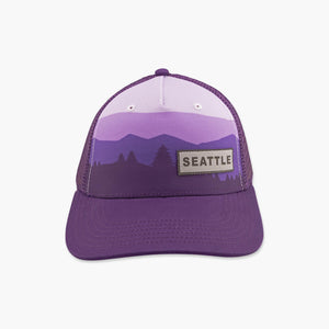 Plum Mountains Seattle Suede Youth Trucker Hat