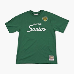 Seattle SuperSonics Team Color Head Coach T-Shirt