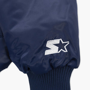 Seattle Seahawks Navy Satin Starter Jacket