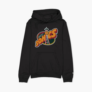 Seattle SuperSonics Black Space Needle Hoodie