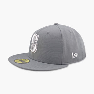 Seattle Mariners Gray Horizon Fitted Hat