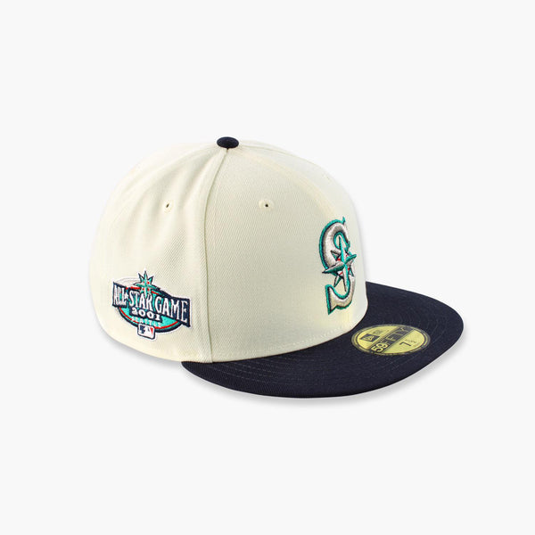 Seattle Mariners Cream 2001 All-Star Game Fitted Hat