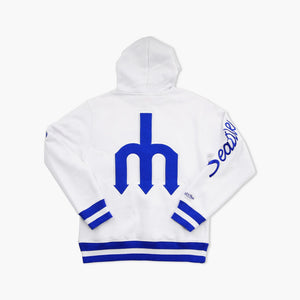 Seattle Mariners Retro Star White Premium Hoodie