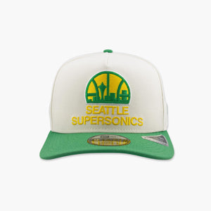 Seattle SuperSonics Cream Skyline Seattle Arch Snapback