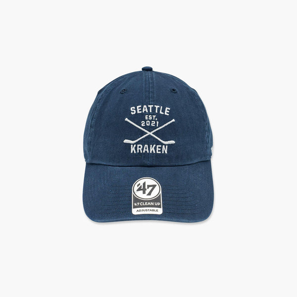 Seattle Kraken Axis Clean Up Adjustable Hat