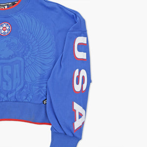 FIFA World Cup US Soccer Perfect Formation Women's Cropped Crewneck