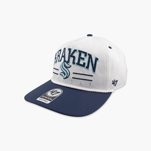 Seattle Kraken White Roscoe Rope Snapback