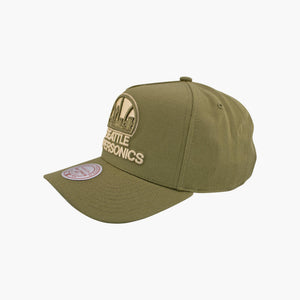 Seattle SuperSonics Olive Fashion Pro Crown Snapback
