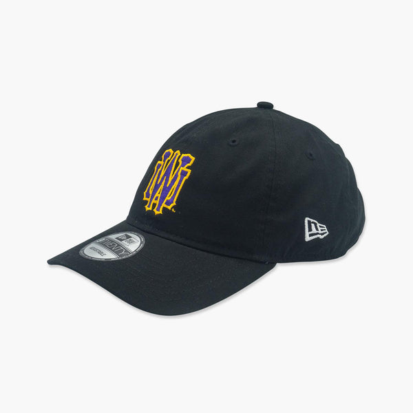 Washington Huskies Interlock "W" Black Adjustable Hat