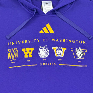 Washington Huskies Logo Lineage Fleece Hoodie