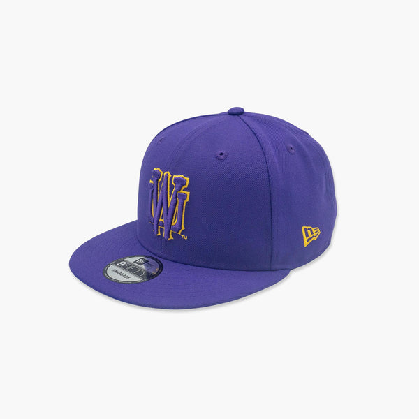 Washington Huskies Vintage Interlock Purple Snapback