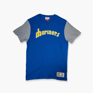 Seattle Mariners Wordmark Color Block T-Shirt