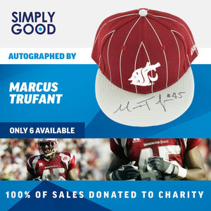 AUTOGRAPHED By Marcus Trufant - Washington State Cougars Snapback