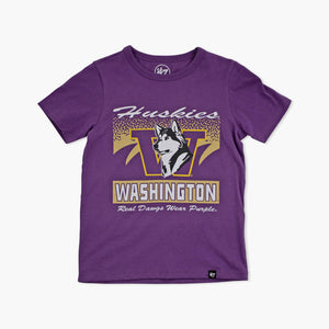 Washington Huskies Retro Shark Fin Youth T-Shirt