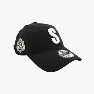 Seattle Mariners Steelheads 50th Anniversary Patch Black Adjustable Hat