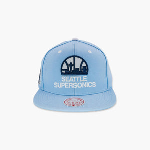 Seattle SuperSonics Skyline Blue Madness Snapback