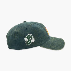 Seattle SuperSonics Washed Green Corduroy Space Needle A-Frame Snapback
