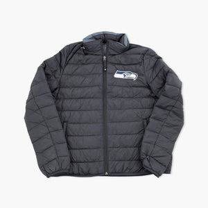Seattle Seahawks Women's Black Puffer Jacket