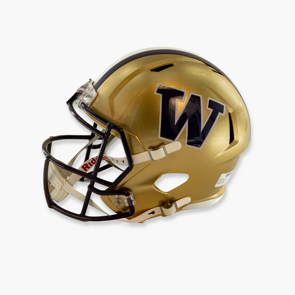 Washington Huskies Full-Size Gold Football Helmet