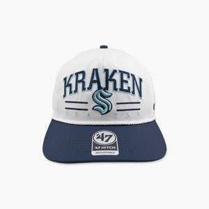 Seattle Kraken White Roscoe Rope Snapback