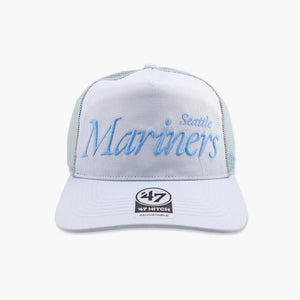 Seattle Mariners Pastel Blue Script Hitch Snapback
