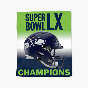 Seattle Seahawks Super Bowl LX Champions 15" x 18" Rally Towel