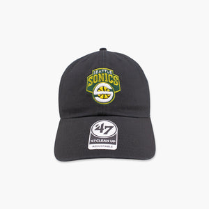 Seattle SuperSonics Black "S" Clean Up Adjustable Hat