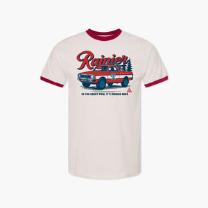 Rainier Beer Brat Pack Ringer T-Shirt