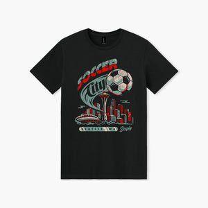 Seattle Soccer City USA Black T-Shirt