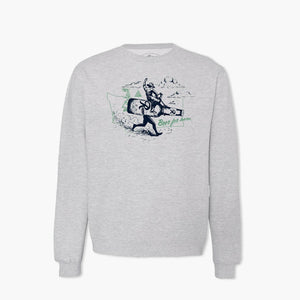 Rainier Beer Athletic Grey Newport Crewneck