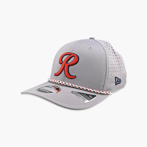 Rainiers Grey Performance Stretch Snapback