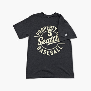 Seattle Mariners Steelheads Black Script Starter T-Shirt