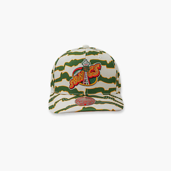 Seattle SuperSonics Tiger Stripes Pro Crown Snapback