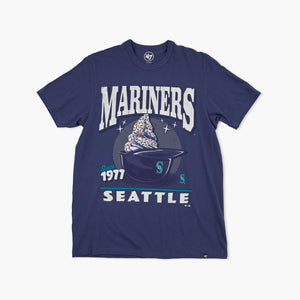 Seattle Mariners Navy Triple Swirl Ice Cream T-Shirt