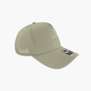 Seattle Mariners Trident Logo System Grey Offsides Snapback