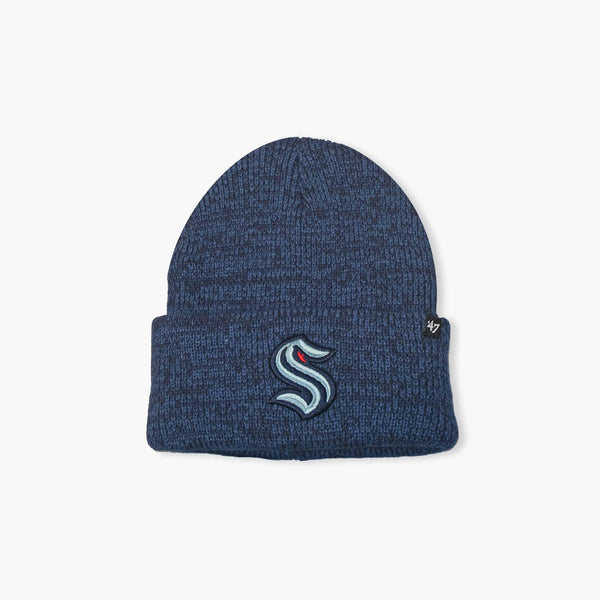 Seattle Kraken Navy Brain Freeze Cuff Beanie
