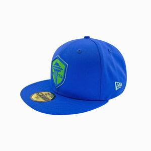 Seattle Sounders Royal Blue Fitted Hat