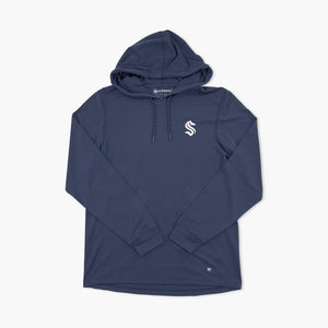 Seattle Kraken Navy Forward Performance Hoodie