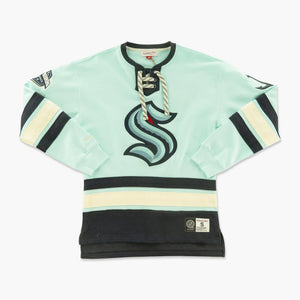 Seattle Kraken Ice Blue Lacer Crewneck